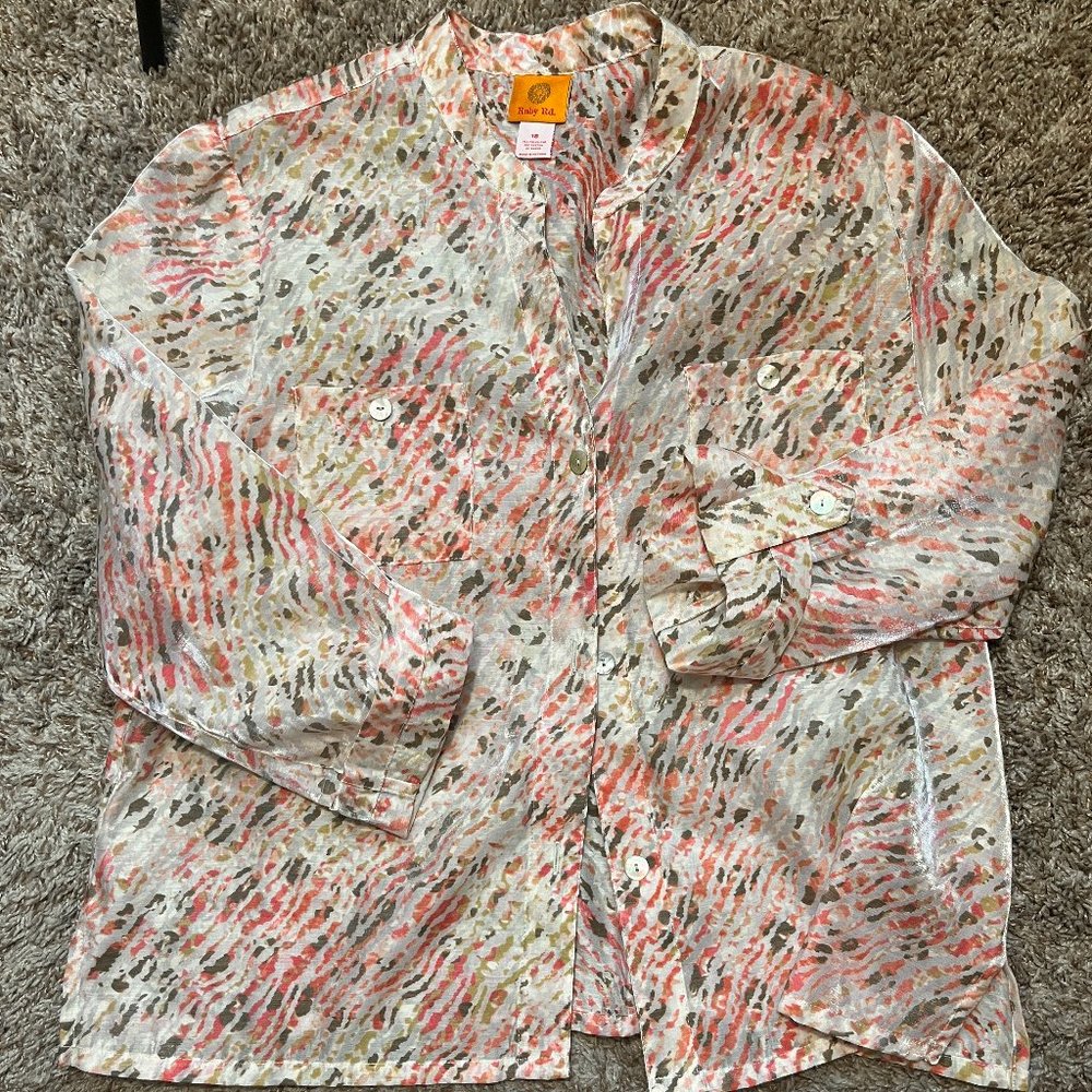 silky blouse